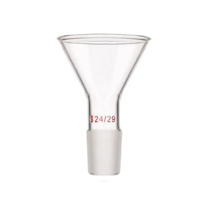 75mm 24/29 Glass Powder FunneL 80ml Lab Chemstry Glassware - Image 1 of 4