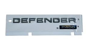 NEW GENUINE OEM WING BADGE EMBLEM LAND ROVER DEFENDER P400 N8B2-001B40-CA - Picture 1 of 2