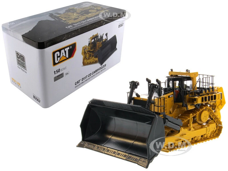 Diecast Masters 85567 CAT Caterpillar D11t CD Carrydozer With Operator High Lin
