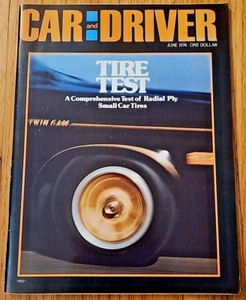 Auto & Fahrer Magazin Juni 1974 Reifentest von Radiallagen-Kleinautoreifen (AH) - Bild 1 von 2
