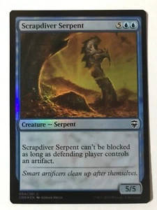 *foil SCRAPDIVER SERPENT Commander Legends MTG Magic the Gathering - Picture 1 of 1