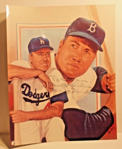 Duke Snider 8x10 Illustrated Photo - Signed - Picture 1 of 4