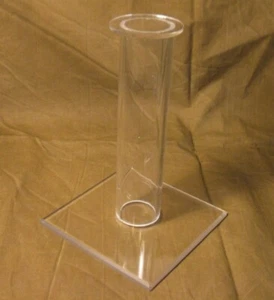 Acrylic 6" Collectible Antique Vintage Ladies Men Hat Helmet Cap Display Stand - Picture 1 of 2