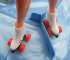 Vintage Barbie Super Star Rare Fashion Roller Skates Original Taiwan 