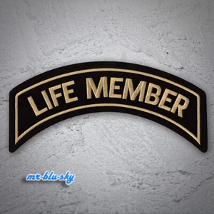 Grande toppa marrone chiaro Life Member ~ Harley Davidson Owners Group H.O.G. - Foto 1 di 3