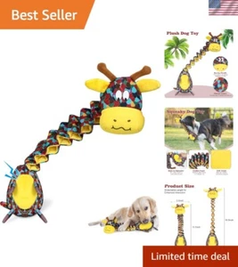 Indestructible Dog Toy for Large Aggressive Chewers - Squeaky Fun & Comfort - Picture 1 of 8