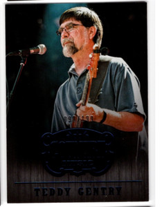TEDDY GENTRY 2014 PANINI COUNTRY MUSIC BLUE PARALLEL /199