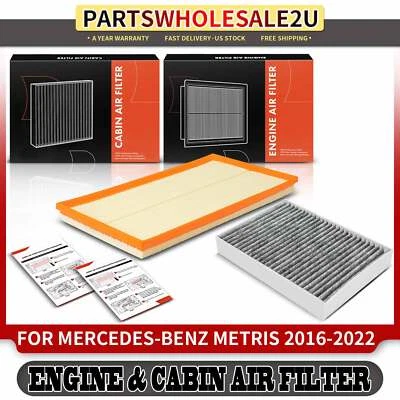 Filtro de aire de motor y cabina para Mercedes-Benz Metris 2016-2022 L4 2,0 L Turbo Foto 1 de 4
