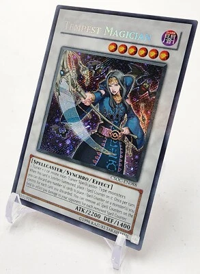 yugioh Tempest Magician CSOC-EN088 Secret Rare Unlimited Edition near mint - Image 1 of 4