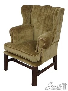 L60274EC: Chippendale 18th C. Style Youth Wing Chair - Picture 1 of 18