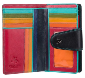Visconti Damen RFID Medium 9 Karten umlaufender Reißverschluss Münze weiches Echtleder Geldbörse SP30 - Bild 1 von 21