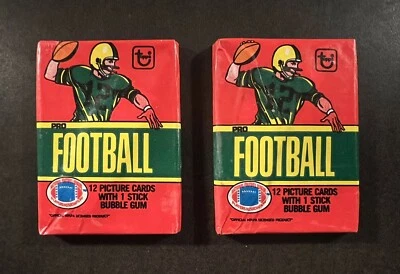 2 - Paquetes de cera sellados de fútbol americano Topps 1980 - ¿Payton? Phil Simms RC? Foto 1 de 2