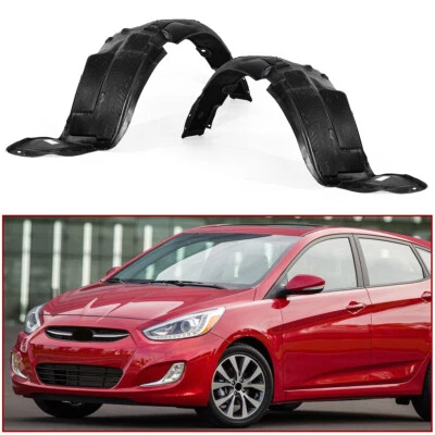 Pair Splash Shield For 2013-2016 Hyundai Accent Front Driver & Passenger Side - Image 1 of 4