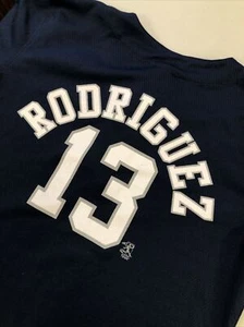 Alex Rodriguez New York Yankees MLB Pullover 3 Button Jersey Youth Size XL (18) - Picture 1 of 12