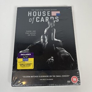 DVD HOUSE OF CARDS Season 2 TV Series * NEW SEALED *