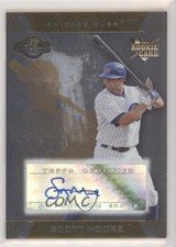 2007 Topps Co-Signers Silver Gold /100 Scott Moore #113 Auto