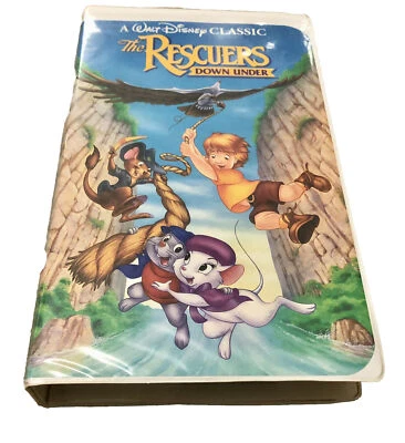 The Rescuers Down Under Walt Disney Home Video VHS Tape 91 Black Diamond Classic - Image 1 of 4
