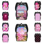 Girl Pink Barbie Backpack Large Capacity Schoolbag Primary Student Kid Gift