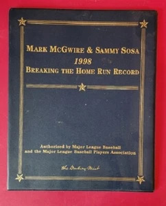Mark McGuire & Sammy Sosa "Breaking the Home Run Record" Danbury Mint Set 1998 - Picture 1 of 4