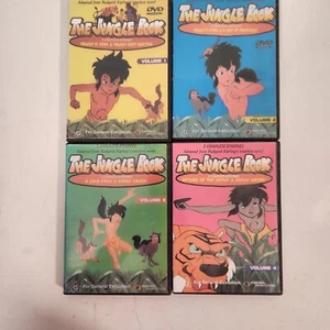 The Jungle Book Animated TV Series Rare Vol 1 2 3 4 Episodes Region Free - Picture 1 of 2