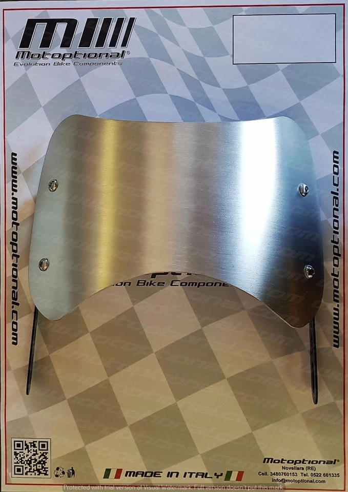 Cupolino CAFE RACER x tutte le moto faro tondo ø 190/210 Satinato - Cafè Racer - Immagine 1 di 1