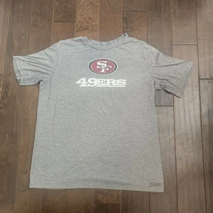 Zubaz San Francisco 49ers Gray NFL Athletic Tee Men’s Graphic T-Shirt - READ - Picture 1 of 14
