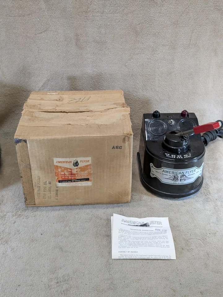 Vintage American Flyer Trains 190W 16B Power Controller Transformer w/ OB - Image 1 of 4