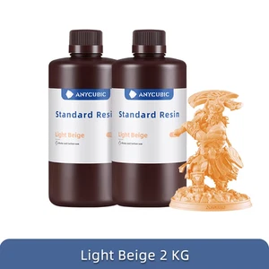 ANYCUBIC 2KG Skin (skóra) Drukarka 3D Żywica UV Beżowa do żywicy LCD Mono X ELEGOO - Zdjęcie 1 z 10