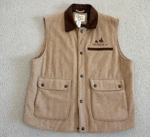Cripple Creek Vest Mens XXL Wool Western Cowboy Embroider California Ranch - Picture 1 of 9