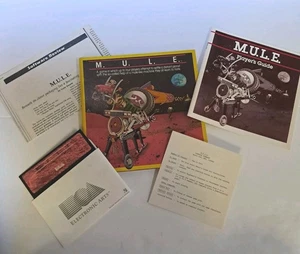 M.U.L.E. Atari Electronic Arts Video Game Commodore 64 1983 UNTESTED Vintage - Picture 1 of 11