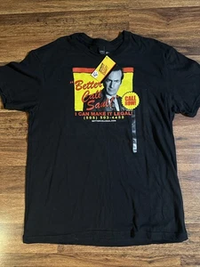 Better Call Saul T-Shirt Herren Large schwarz 2015 Sony Promo Breaking Bad Neu mit Etikett RAR - Bild 1 von 10
