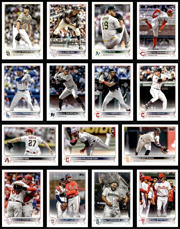 2022 Topps Baseball - Update Series Base #US76-#US330 updated 8/27 - Image 1 of 1