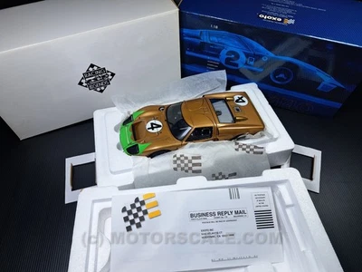 1/18 Ford GT40 Mk II #4 1966 24h Le Mans Donohue / Hawkins Exoto 18046 NEW - Immagine 1 di 4