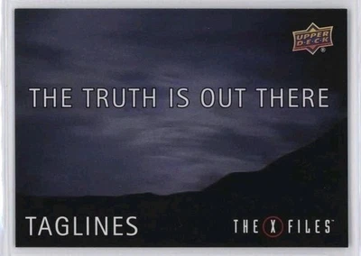 2025 Upper Deck X-Files Government Conspiracies Taglines Complete Set 14 Cards - Image 1 of 4