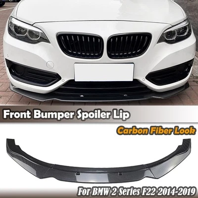 Kit de labio divisor de parachoques delantero para BMW Serie 2 F22 220i 225i 228i 2014-2019 2016 Foto 1 de 4