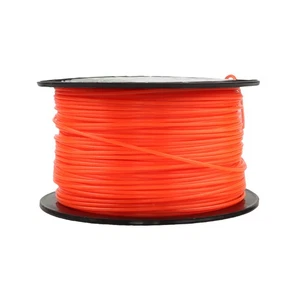 173m String Trimmer Line Spool Diameter 0.095" (2.4mm) Orange Trimmer Line Round - Picture 1 of 17