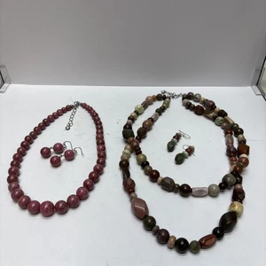 LOT OF 2 Mine Finds Jay King DRT 925 Sterling Silver Necklace & Earrings Sets - Picture 1 of 19