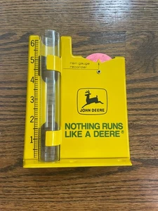 VINTAGE! 1970's JOHN DEERE Rain Gauge and Recorder in Original Box - Picture 1 of 3