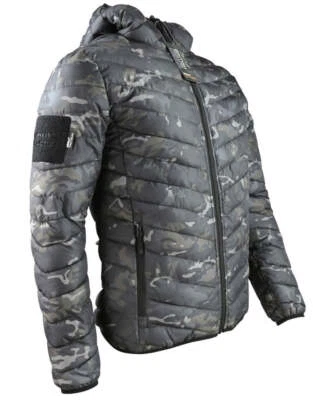 Xenon Hooded Jacket BTP Black / Black Zip Reversible Military Warm Camo Coat - Image 1 of 4