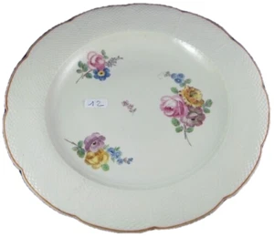 Raro 18thC Chantilly Francese Softpaste Porcellana Floreale Piatto Porzellan - Picture 1 of 8