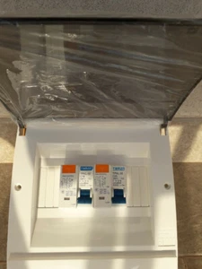 KIT CENTRALINO MODULARE AD INCASSO CON 2 SALVAVITA C16 a C25 - Foto 1 di 3