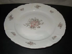 Bohemian Fine Bone China 12 1/2" Round Platter "Maria" Czechoslovakia - Bild 1 von 8