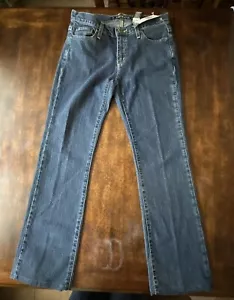 DKNY Jeans Stretch Straight Leg Blue Denim Pants Casual Size 6 - Picture 1 of 12