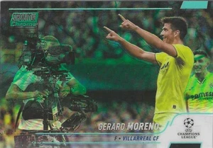 2021-22 STADIUM CLUB CHROME UEFA GERARD MORENO AQUA REFRACTOR #24 Ser #165/199 - Picture 1 of 1