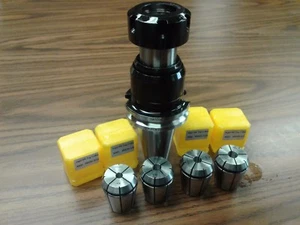 Soporte de grifo/grifo flotante CAT40-ER32 con 4 piezas de colectores de grifo ER32 #CAT40-ER32-T - Imagen 1 de 4