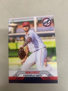 Ben Lively Card 2023 Louisville Bats Team Card - Picture 1 of 1