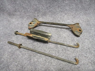 1990 Nissan Stanza Battery Hold Down Bar & Bolts OEM 26938 - Image 1 of 2
