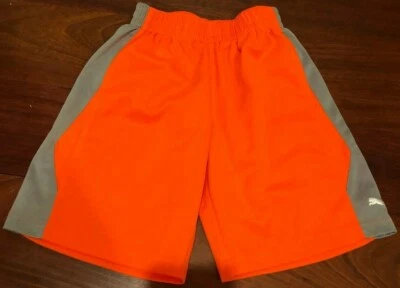 Puma - Orange and Grey - Shorts Boys - Size 6 - Image 1 of 4