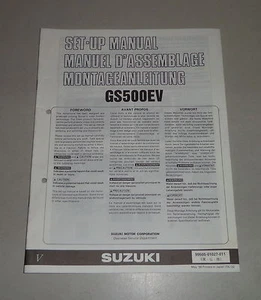 Instrucciones de Montaje / Kit Up Manual Suzuki GS 500E Stand 05/1996 - Imagen 1 de 1