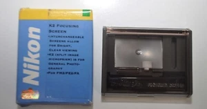 Nikon Type K2 Focusing Screen Split Image Microprizm for FM2/FE2/FA Neu in OVP - Bild 1 von 1